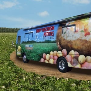 Drive the Wisconsin Spudmobile