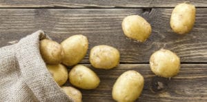 Yellow potatoes