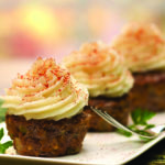 Mashie Topped Meatloaf Cupcakes