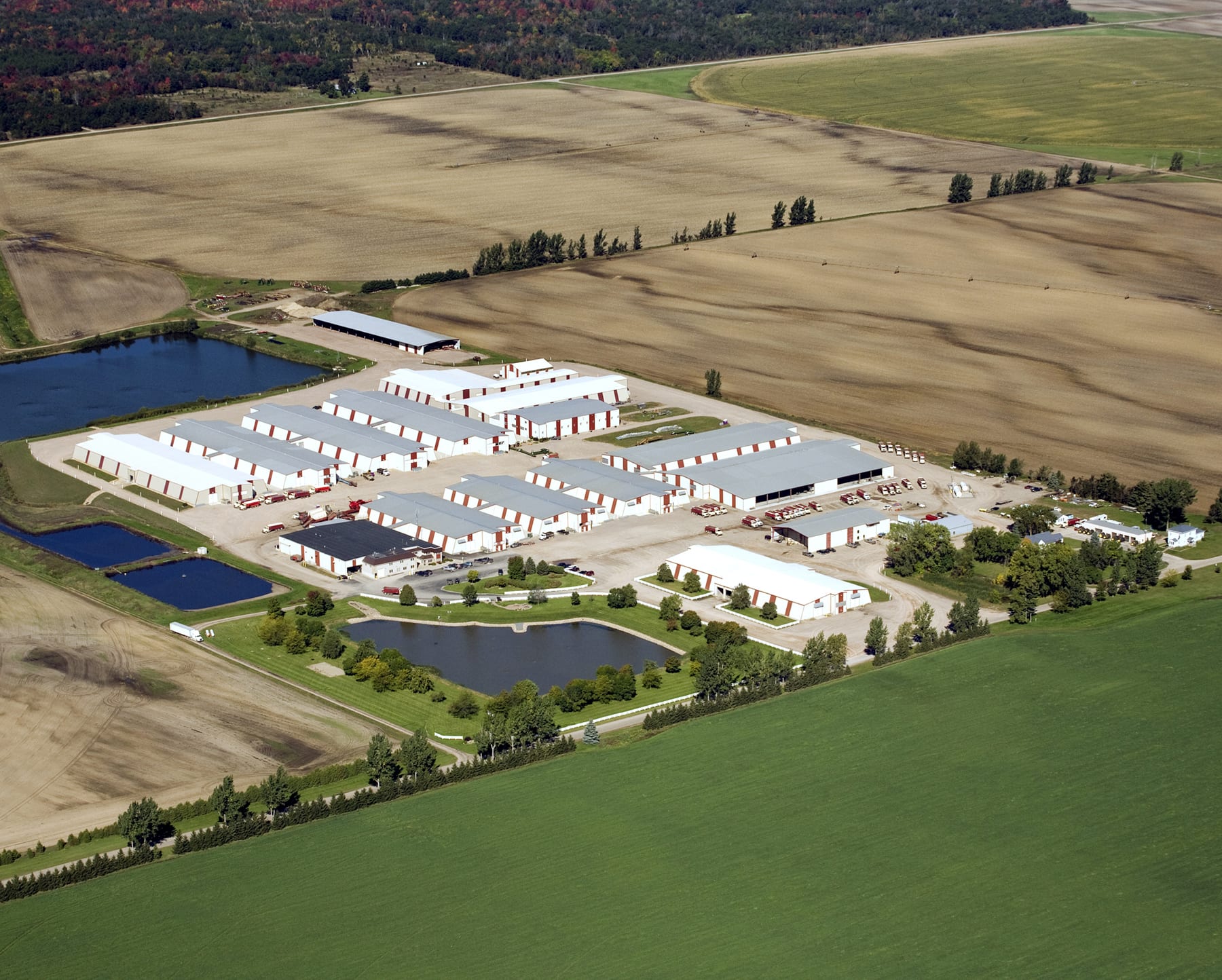 Heartland Farms Aerial View Wisconsin Potatoes