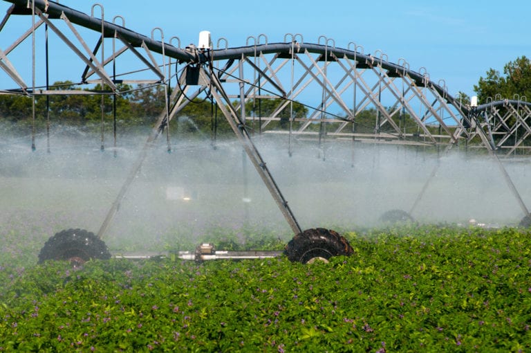 Irrigation Pivot - Wisconsin Potatoes