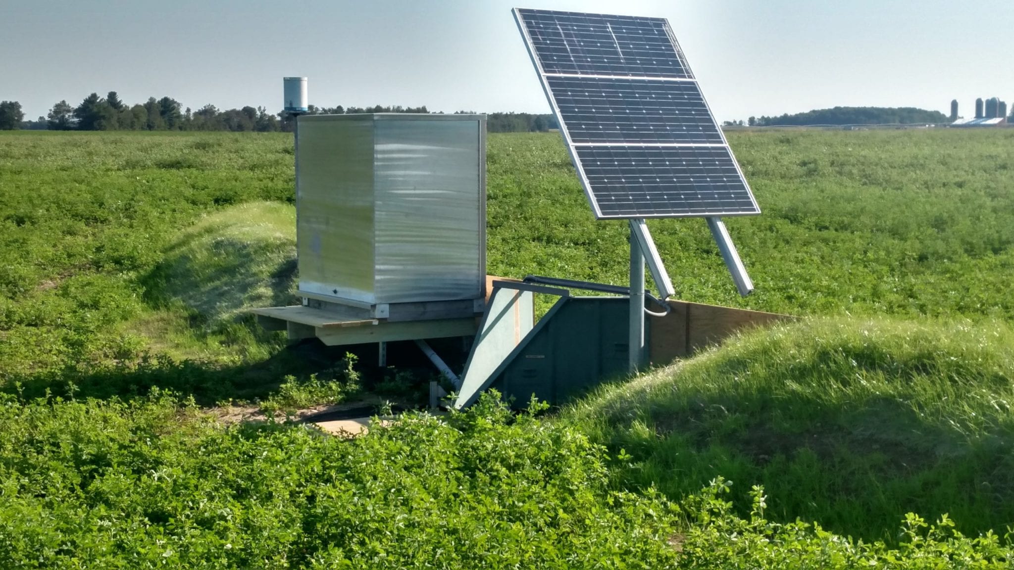 Field Monitoring Station Wisconsin Potatoes