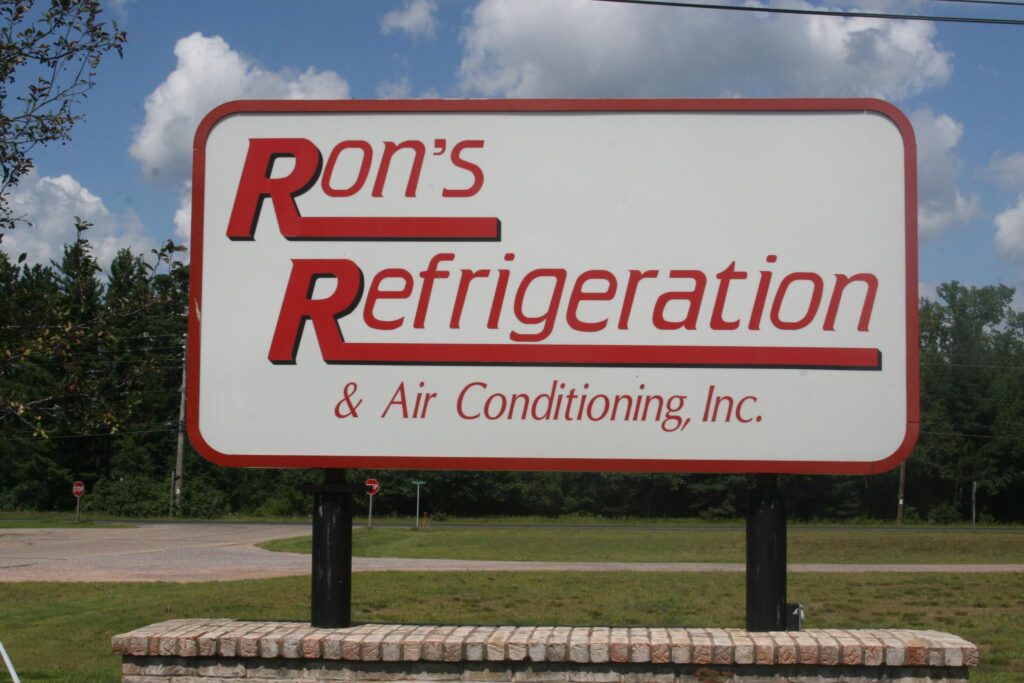 Ron's Refrigeration & Air Conditioning, Inc. sign